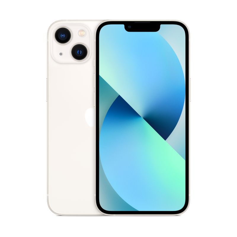 iPhone 13 Starlight Pure Back iPhone 13 Starlight Front 2 up Screen USEN.psd